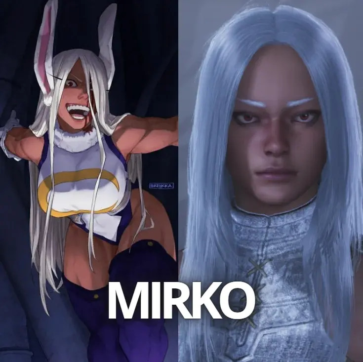 Mirko rabbit hero MyHeroAcademia (By Aziula)