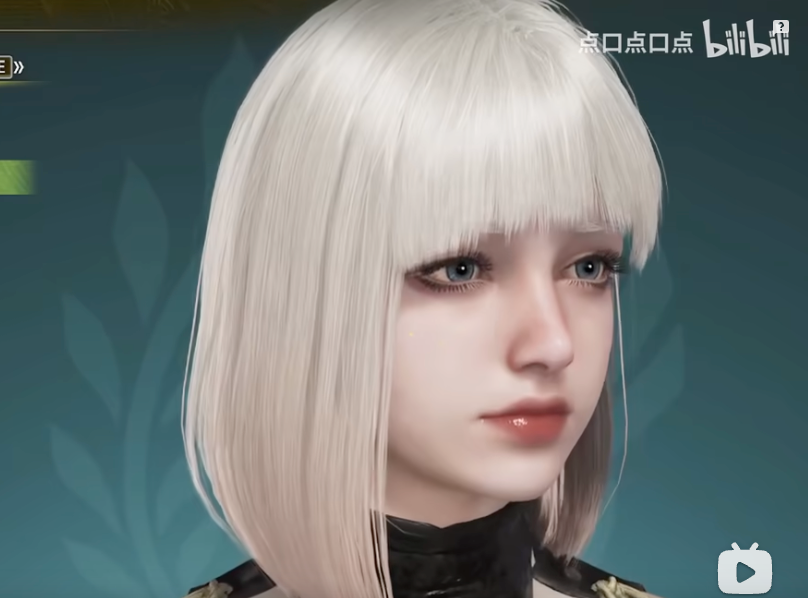Ice Queen: Sleek Platinum Bob